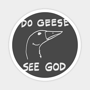 Inverted Do Geese See God Magnet